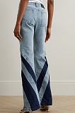 SUPER WHOLESALE | Two Tones Bandeau Jeans Set