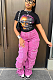 SUPER WHOLESALE |  Distress Pockets Loose Jeans