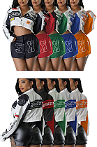 SUPER WHOLESALE | Button Up Race Jacket & Pu Shorts