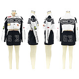 SUPER WHOLESALE | Button Up Race Jacket & Pu Shorts
