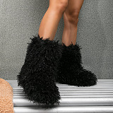 SUPER WHOLESALE | Furry Lower Top Teddy Boots