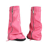 SUPER WHOLESALE | Pu Material Zip Up Platform Boots