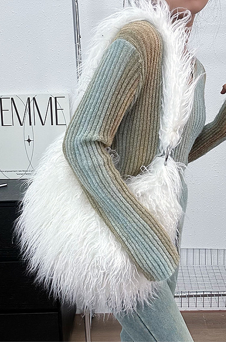 SUPER WHOLESALE | Furry Big Size Shoulder Bag