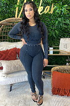 SUPER WHOLESALE | Body-Sharping Leggings Set in Black