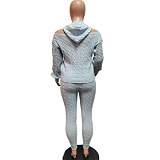SUPER WHOLESALE | Knitted Open Shoulder Pants Set