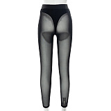 SUPER WHOLESALE | See-through Leggings in Black