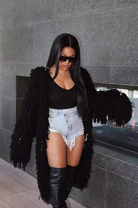 SUPER WHOLESALE |Tassel Oversize Cardigan