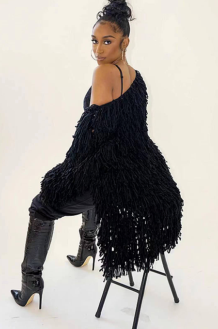 SUPER WHOLESALE |Tassel Oversize Cardigan