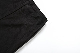 SUPER WHOLESALE |Plunging Neck Top with Thumb Hole Cuff, Leggings Pants Set in Black