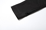 SUPER WHOLESALE |Plunging Neck Top with Thumb Hole Cuff, Leggings Pants Set in Black
