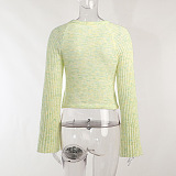 SUPER WHOLESALE | Knitted Flare Cuff Sweater