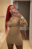 SUPER WHOLESALE | Plunging Neck See-through Dress