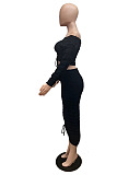SUPER WHOLESALE | Drawstring  Skirt Set