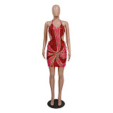 SUPER WHOLESALE | Sequins Open Back Halter Dress