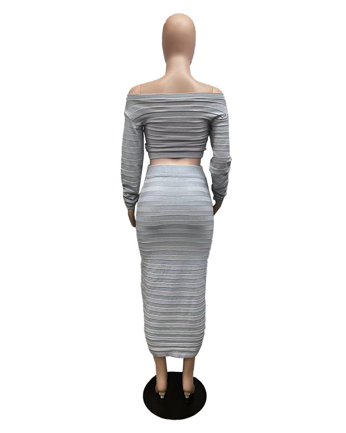SUPER WHOLESALE | Drawstring  Skirt Set