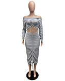 SUPER WHOLESALE | Drawstring  Skirt Set