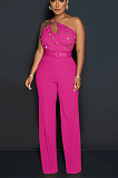 SUPER WHOLESALE | Beaded Asymmertrical Cut Jumpsuit