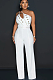 SUPER WHOLESALE | Beaded Asymmertrical Cut Jumpsuit