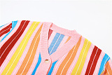 SUPER WHOLESALE | Color-block Knitted Cardigan