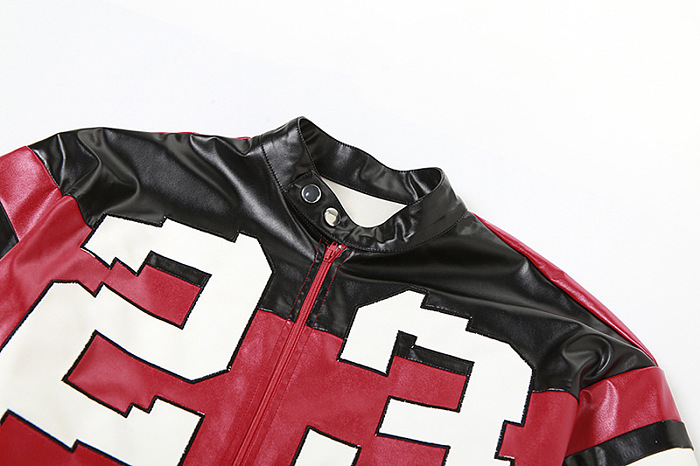 SUPER WHOLESALE | Pu Material 23 Track Jacket