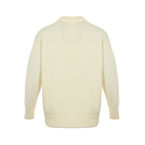 Wool Oversize Cardigan in Beige