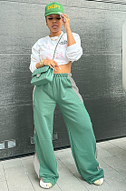 SUPER WHOLESALE | Two Tones Patchwork Jogging Pants