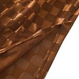 SUPER WHOLESALE | Plaid See-through Bodycon Long Dress in Brown