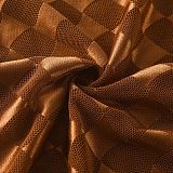 SUPER WHOLESALE | Plaid See-through Bodycon Long Dress in Brown