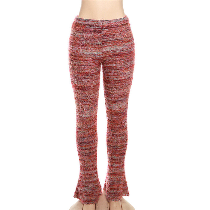 SUPER WHOLESALE | Furry Knitted Ruffle Pants