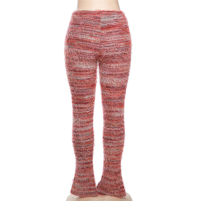 SUPER WHOLESALE | Furry Knitted Ruffle Pants