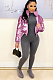 SUPER WHOLESALE | Shinning Fabric Turtle Neck Down Coat in Pink
