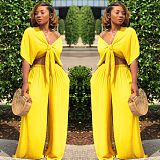 SUPER WHOLESALE | Bow Tied Top & Loose Pants