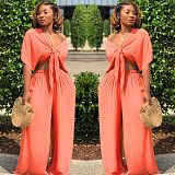 SUPER WHOLESALE | Bow Tied Top & Loose Pants