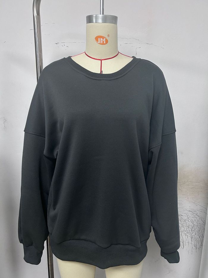 SUPER WHOLESALE | Oversize Printed Sweater