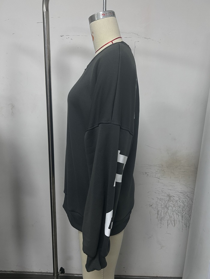 SUPER WHOLESALE | Oversize Printed Sweater