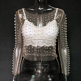 SUPER WHOLESALE | Pearl Mesh & Bandeau in Black