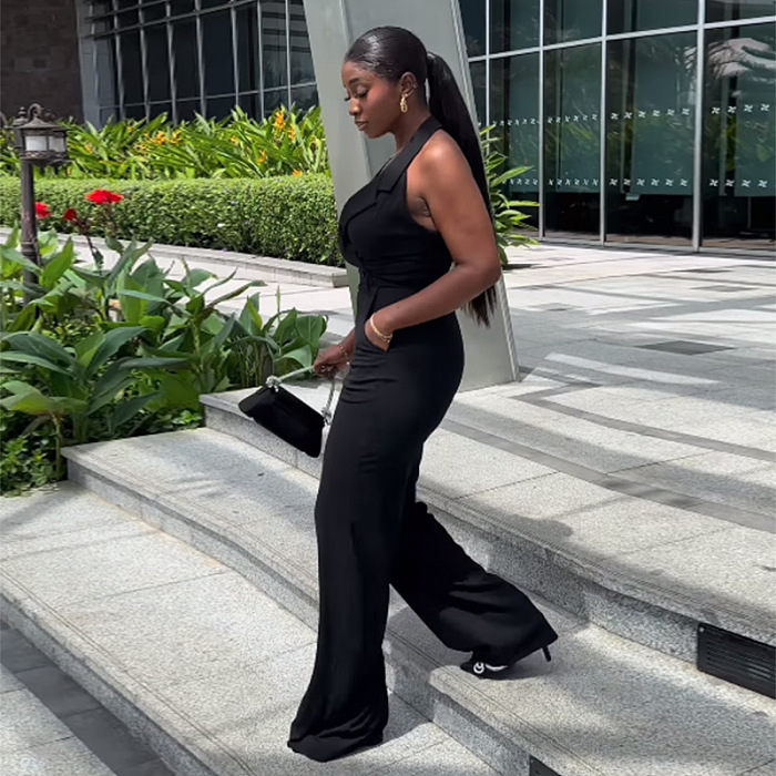 SUPER WHOLESALE | 24 Spring Halter Jumpsuit