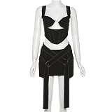 SUPER WHOLESALE | Patchwork Skirt Set