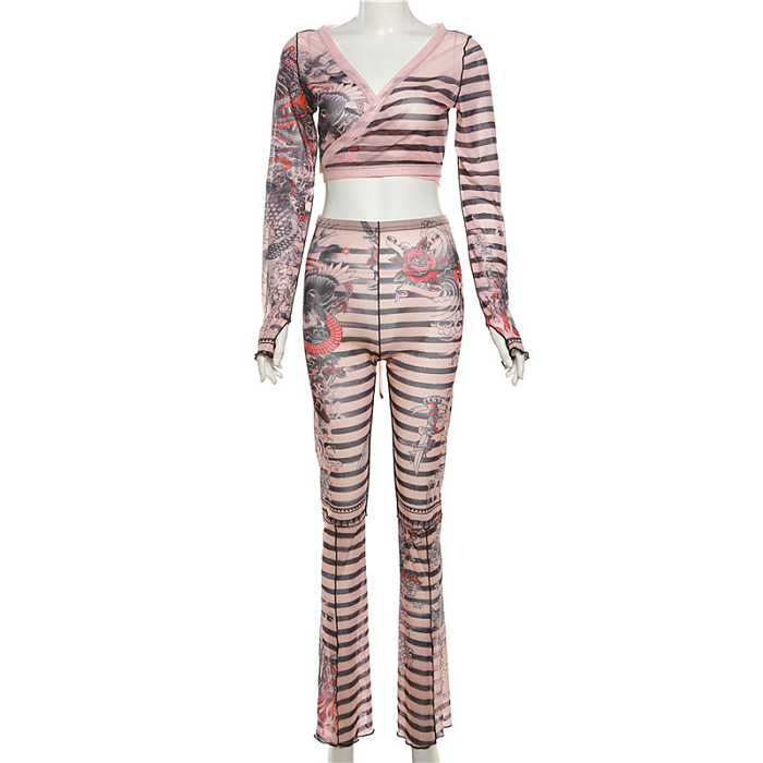 SUPER WHOLESALE | Printed 2 Pieces Set