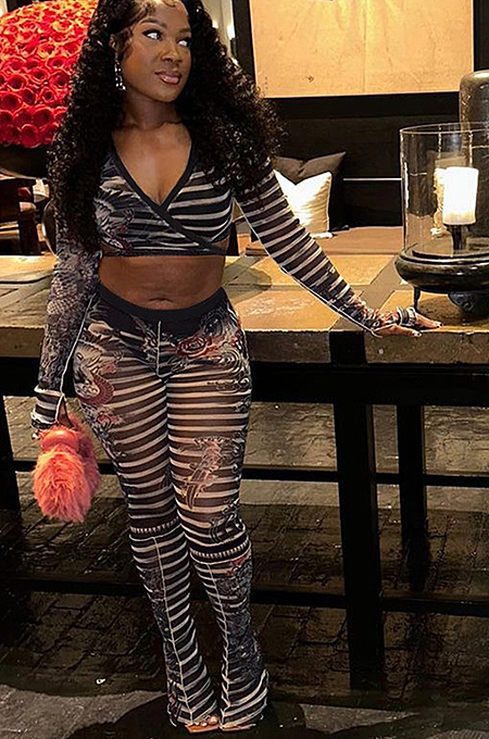 SUPER WHOLESALE | Printed 2 Pieces Set