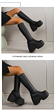 SUPER WHOLESALE | Platform Boots in Black