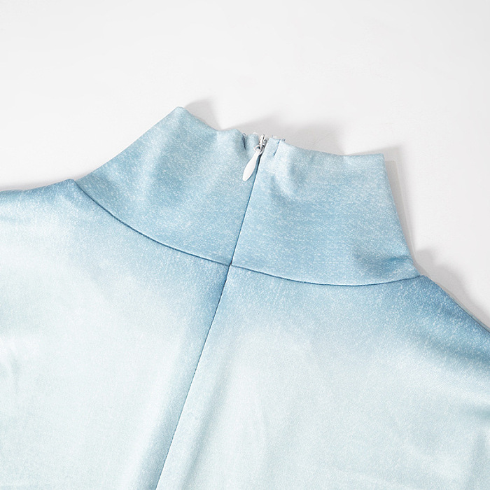 SUPER WHOLESALE | 3D Printed Back Zip Up Jumpsuit