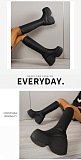 SUPER WHOLESALE | Platform Boots in Black