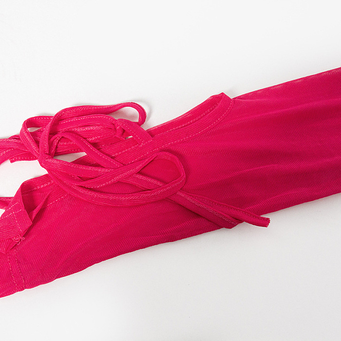 SUPER WHOLESALE | Wave Neck Long Dress