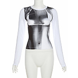 SUPER WHOLESALE | 3d Printed T-shirt Top