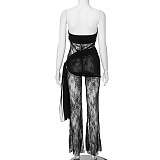 SUPER WHOLESALE | Lace See-through Pants Set