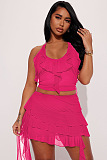SUPER WHOLESALE | Layered Wave Skirt Set