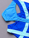 SUPER WHOLESALE | Halter One-Piece Bodysuit Swimsuit