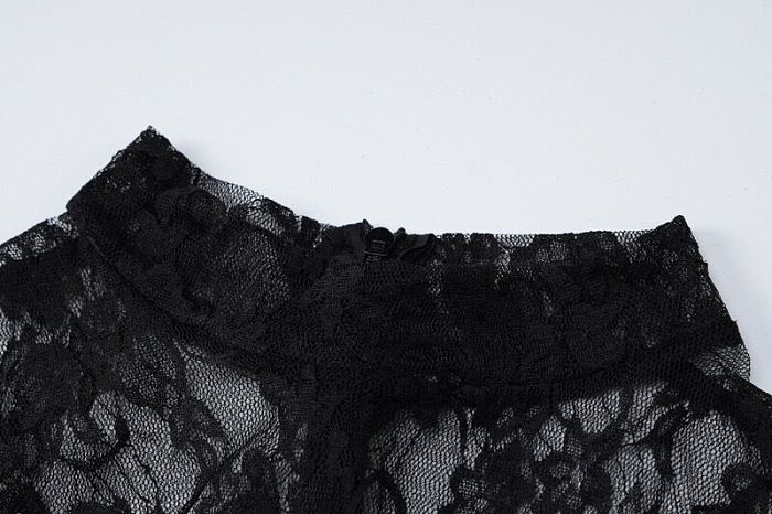 SUPER WHOLESALE |Lace See-through Jumpsuit