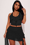 SUPER WHOLESALE | Layered Wave Skirt Set